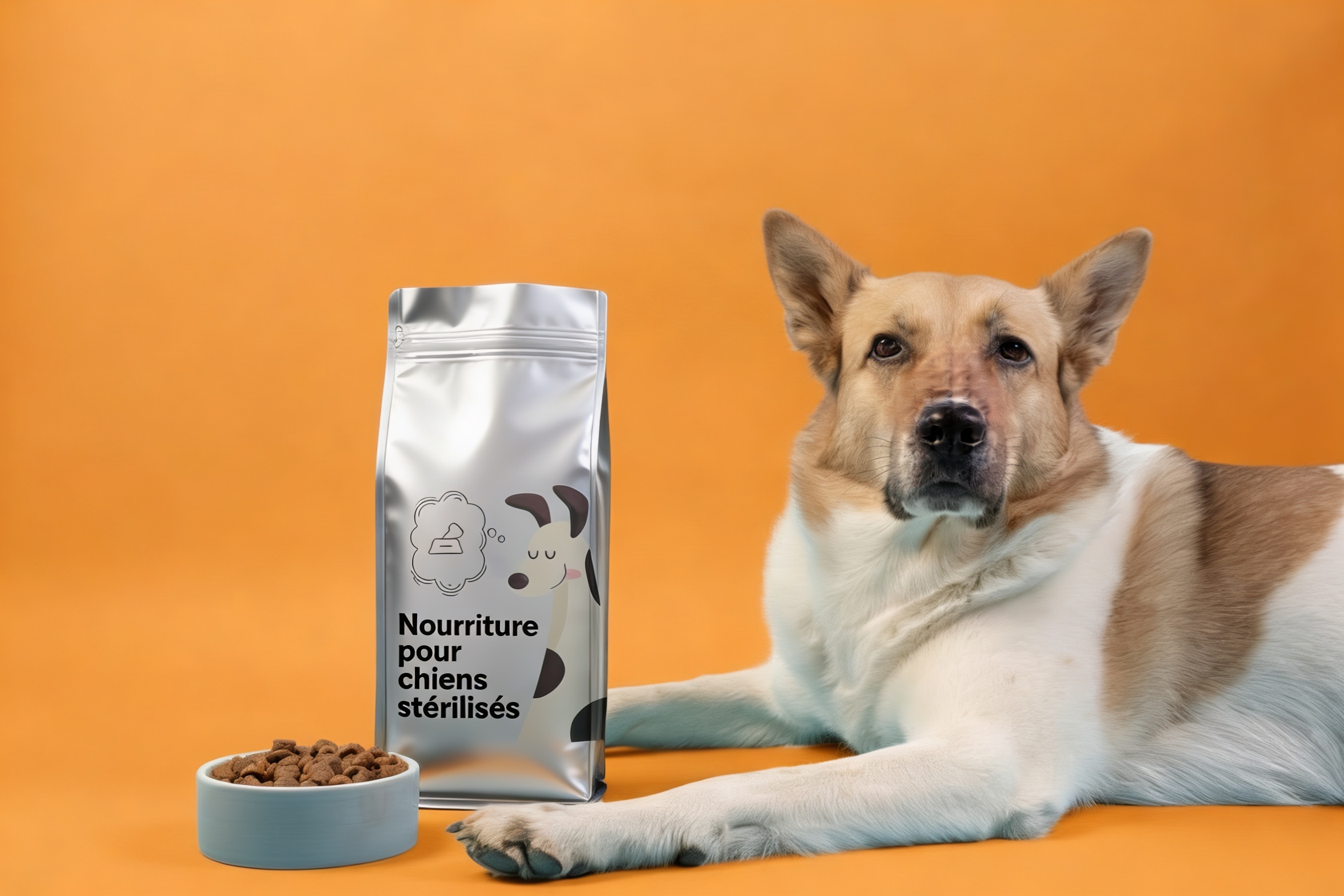 Nourriture pour chiens stérilisés croquettes